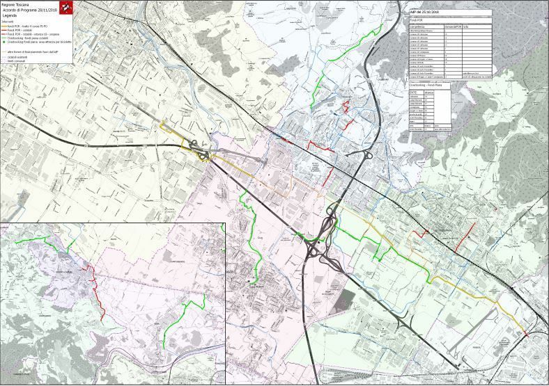 Parco della Piana, tra Firenze e Prato sarà realizzata una rete