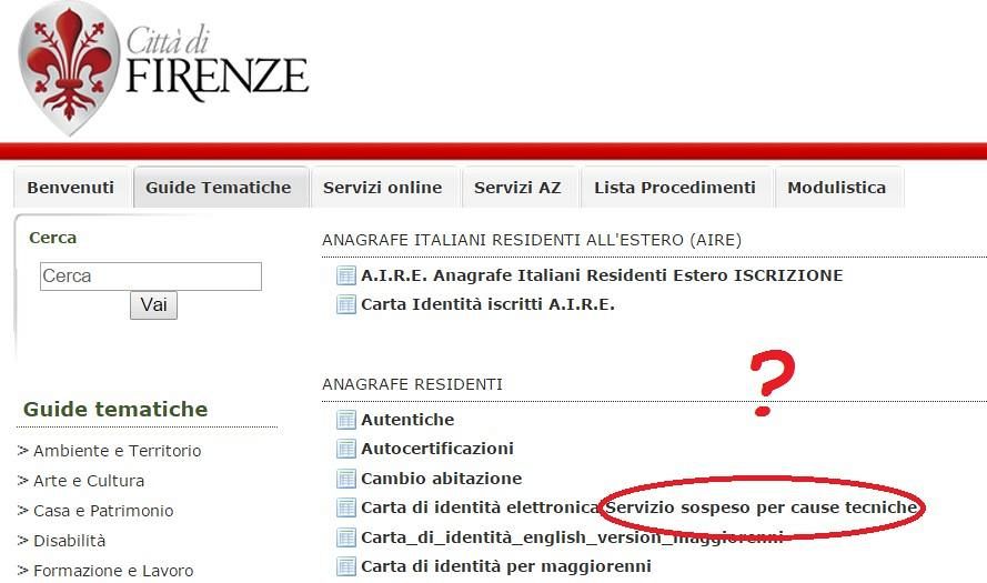 Carta Identità Elettronica, a Firenze i cittadini chiedono 