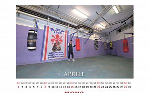 Calendario del mese di aprile 2018