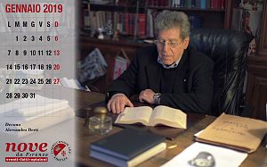 Calendario del mese di gennaio 2019