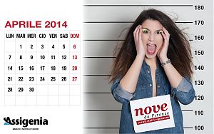 Calendario del mese di aprile 2014